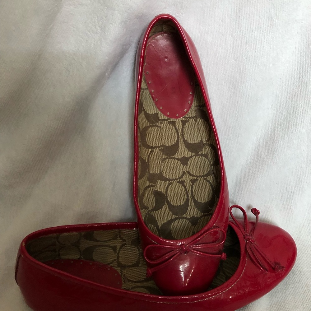 AUTHENTIC Coach ballet flats